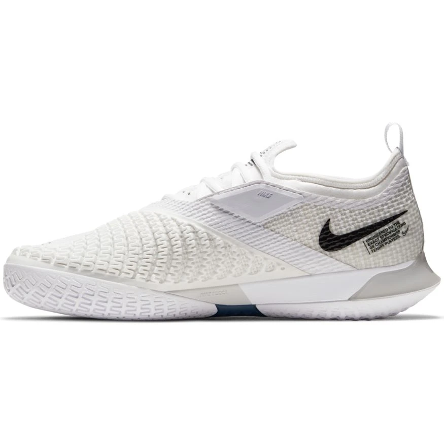 Nike Court React Vapor NXT (Men's) - White/Grey Fog/Black - Image 5