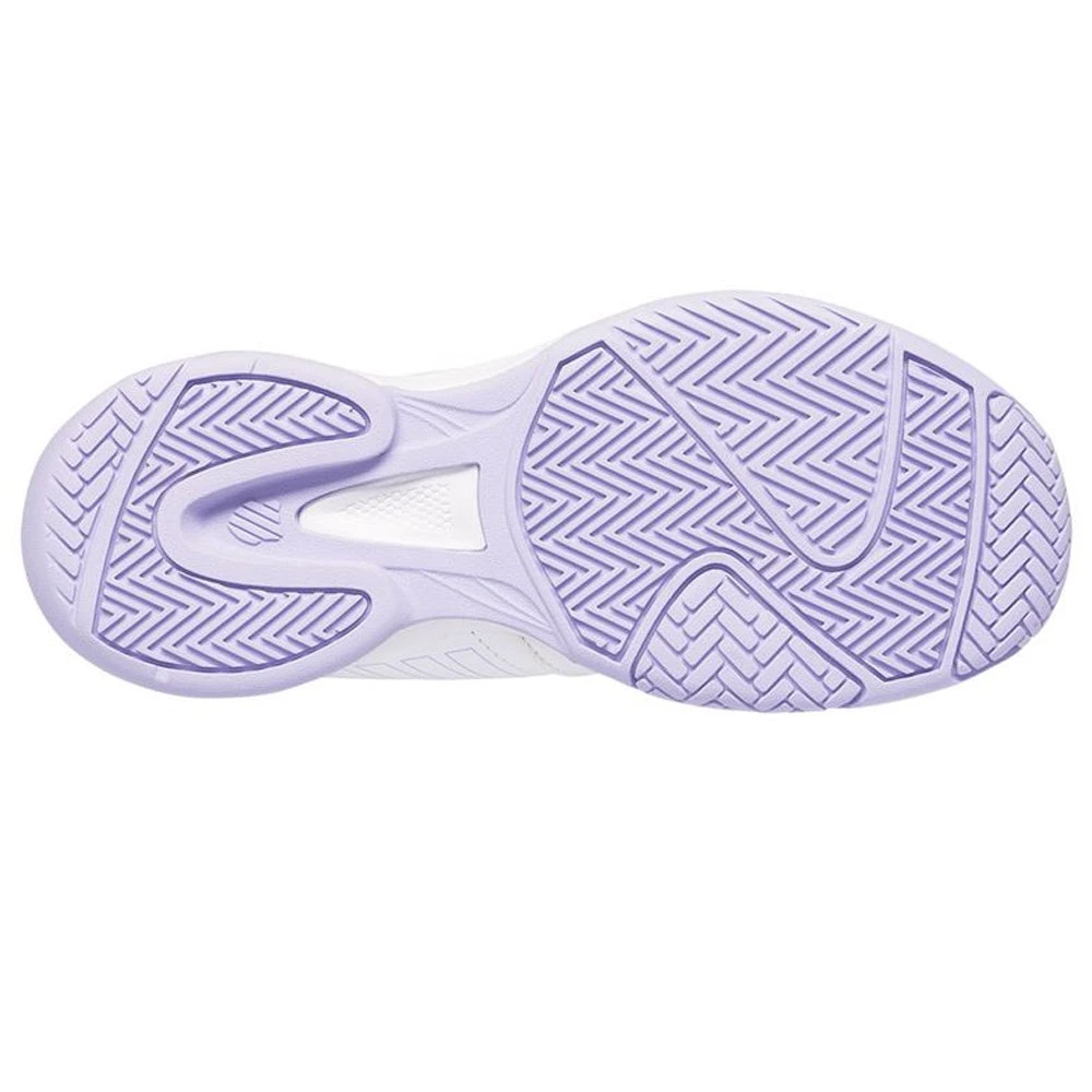 K-Swiss Court Express (Women's) - White/Purple Heather (Available Size: 5.5) - Image 2