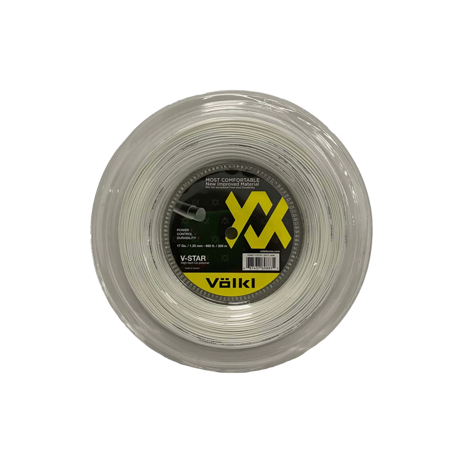 Volkl V-Star 17 Reel (200m) - White