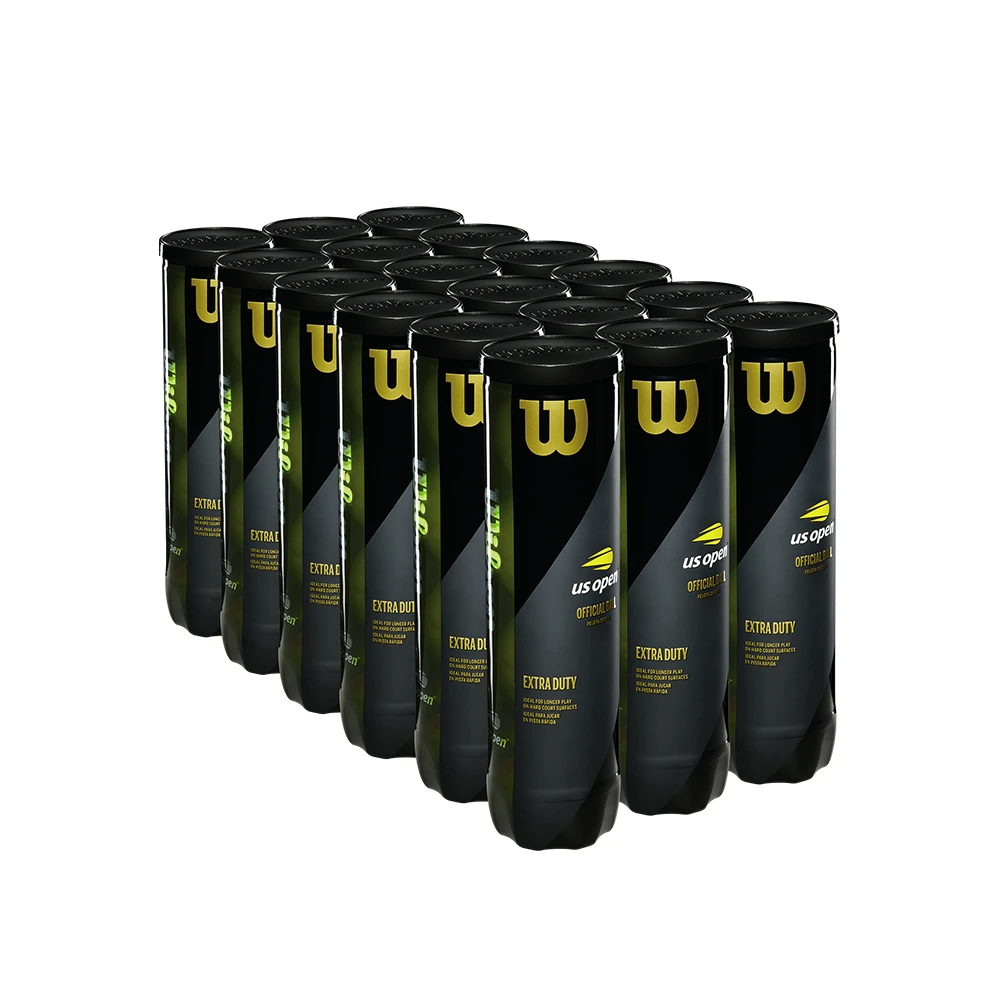 Wilson Us Open Extra Duty - Case (18 Cans / 72 Balls)
