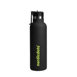 Nordicdots Sport Water Bottle - Matte Black