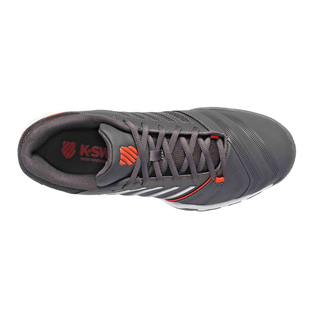 K-Swiss Bigshot Light 4 (Men's) - Asphalt/White/Spicy Orange (Available Size: 8-12) - Image 3